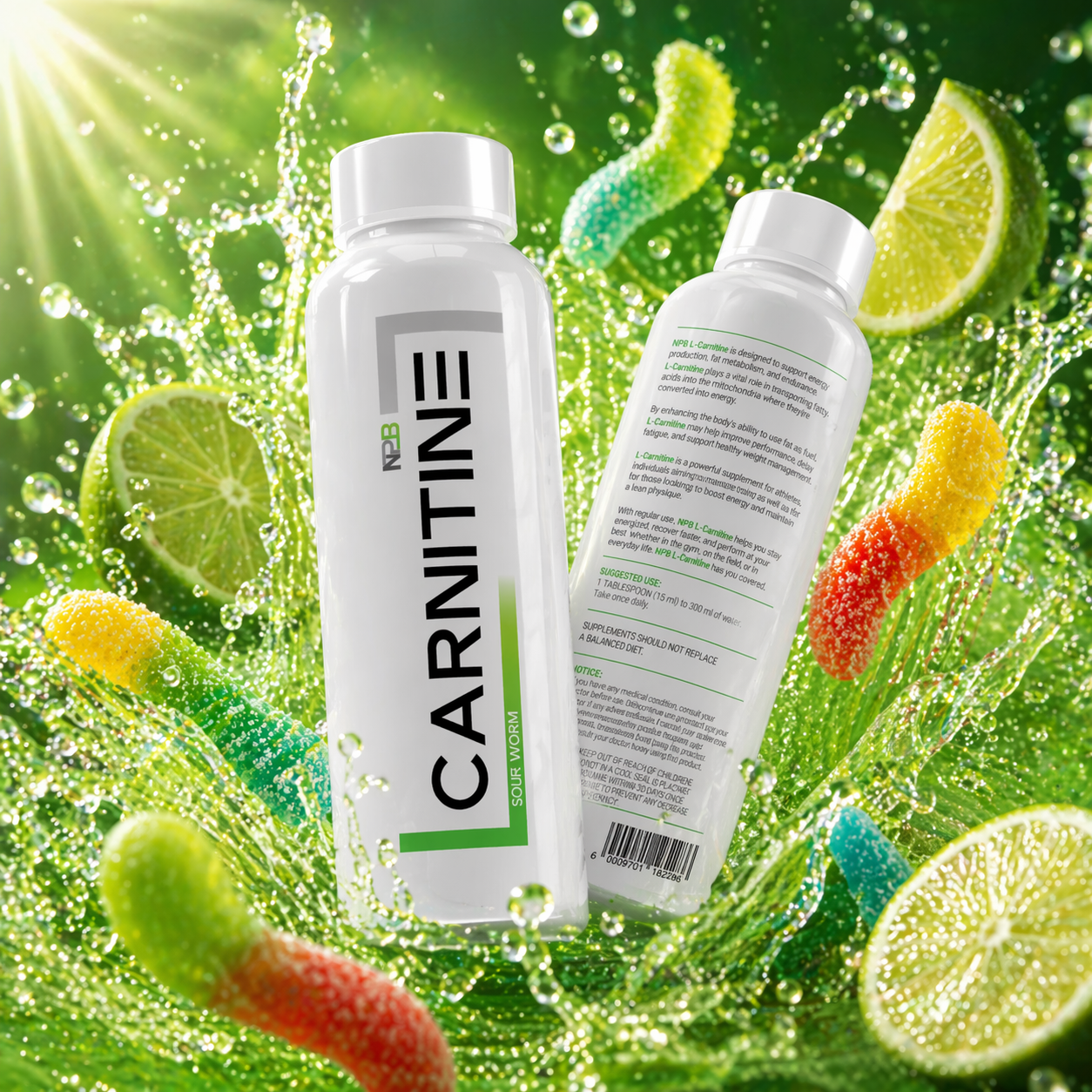 L-Carnitine - Sour Worm - 480ml