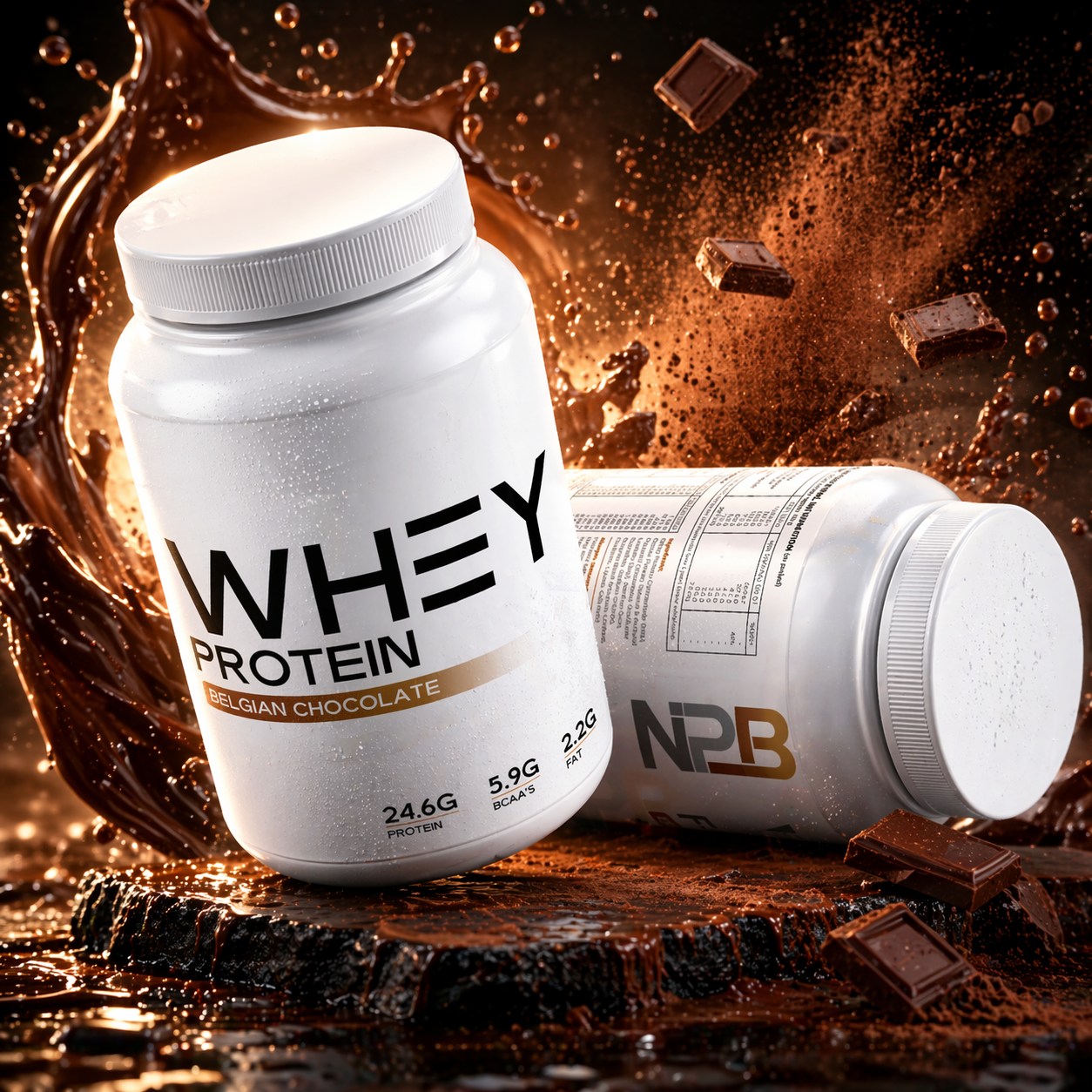 Whey Protein - Belgian Chocolate - 980g