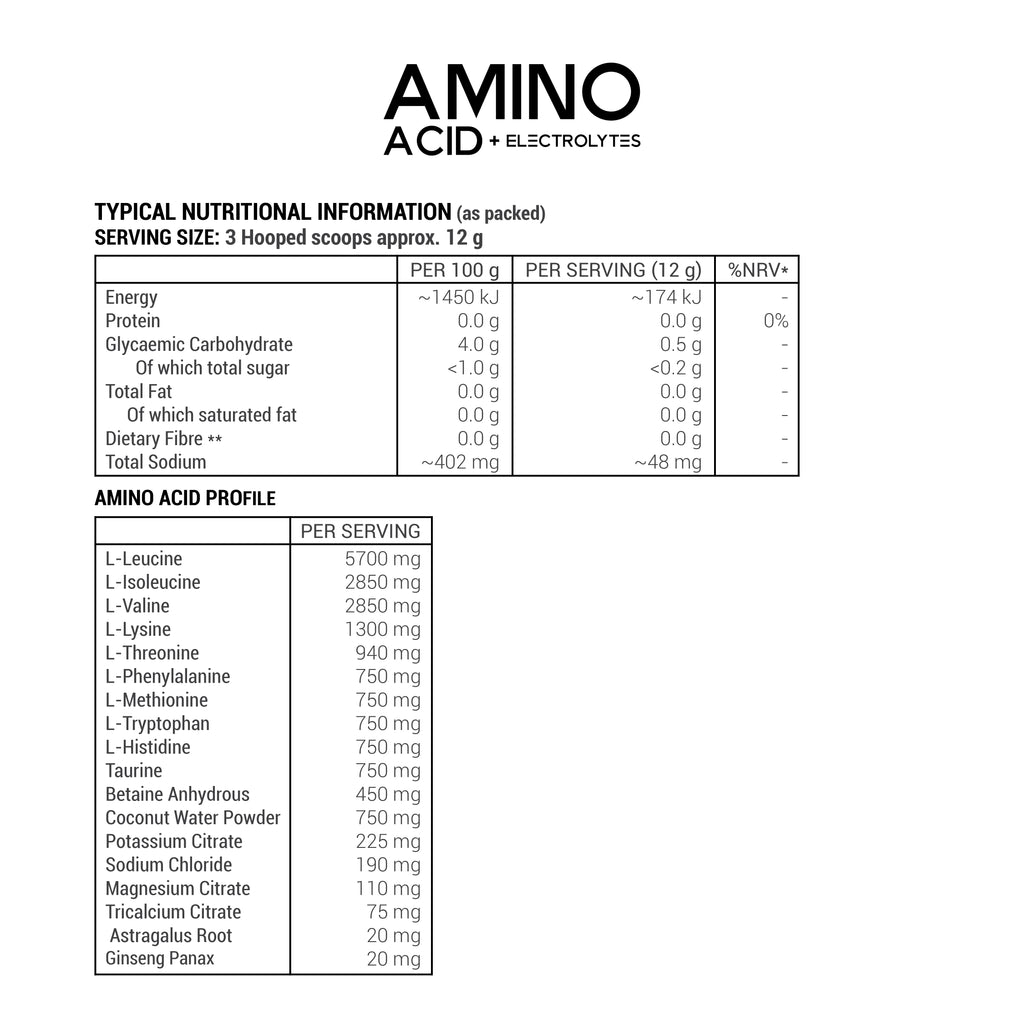 Amino + Electrolytes - Watermelon - 300g