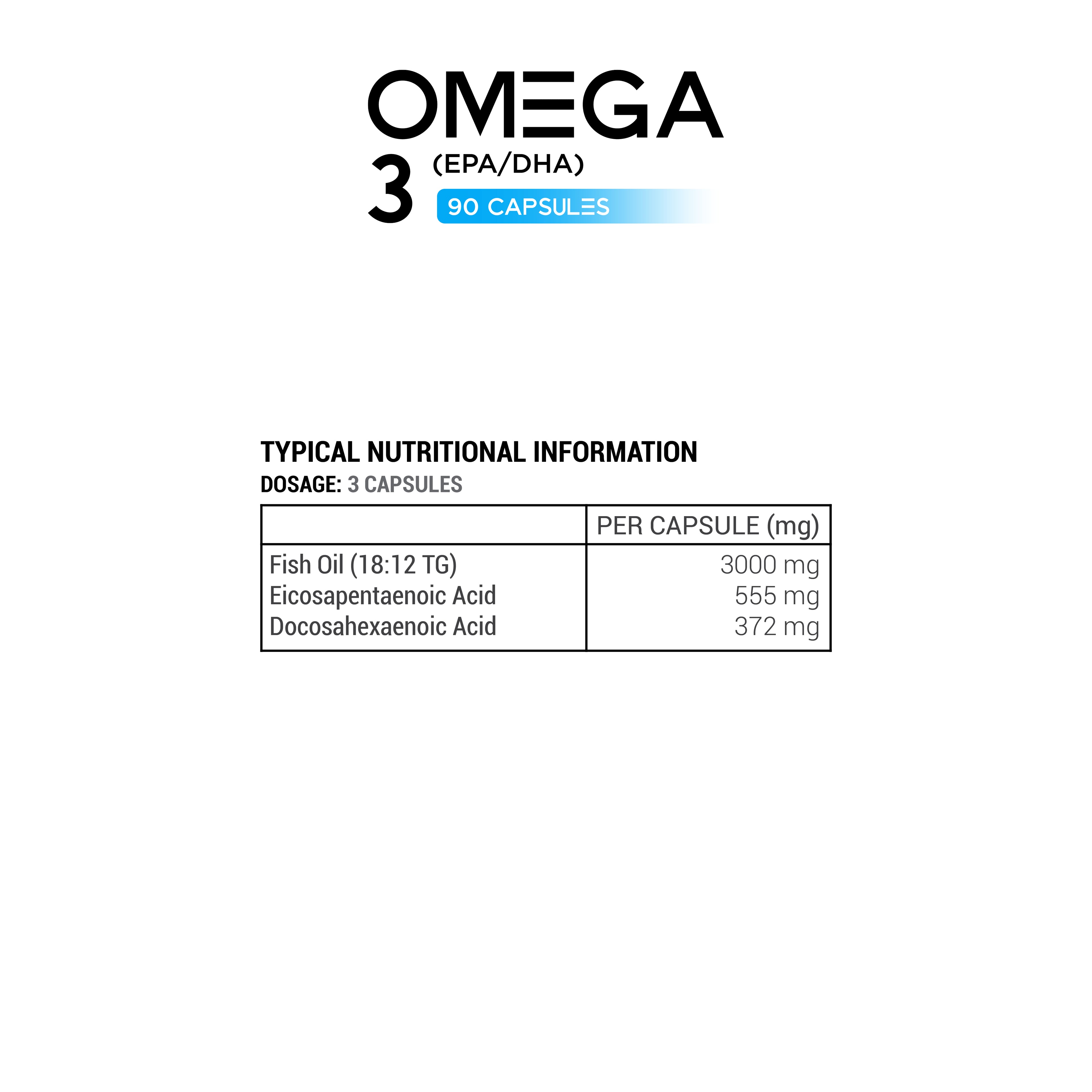 Omega 3 - 90 Capsules