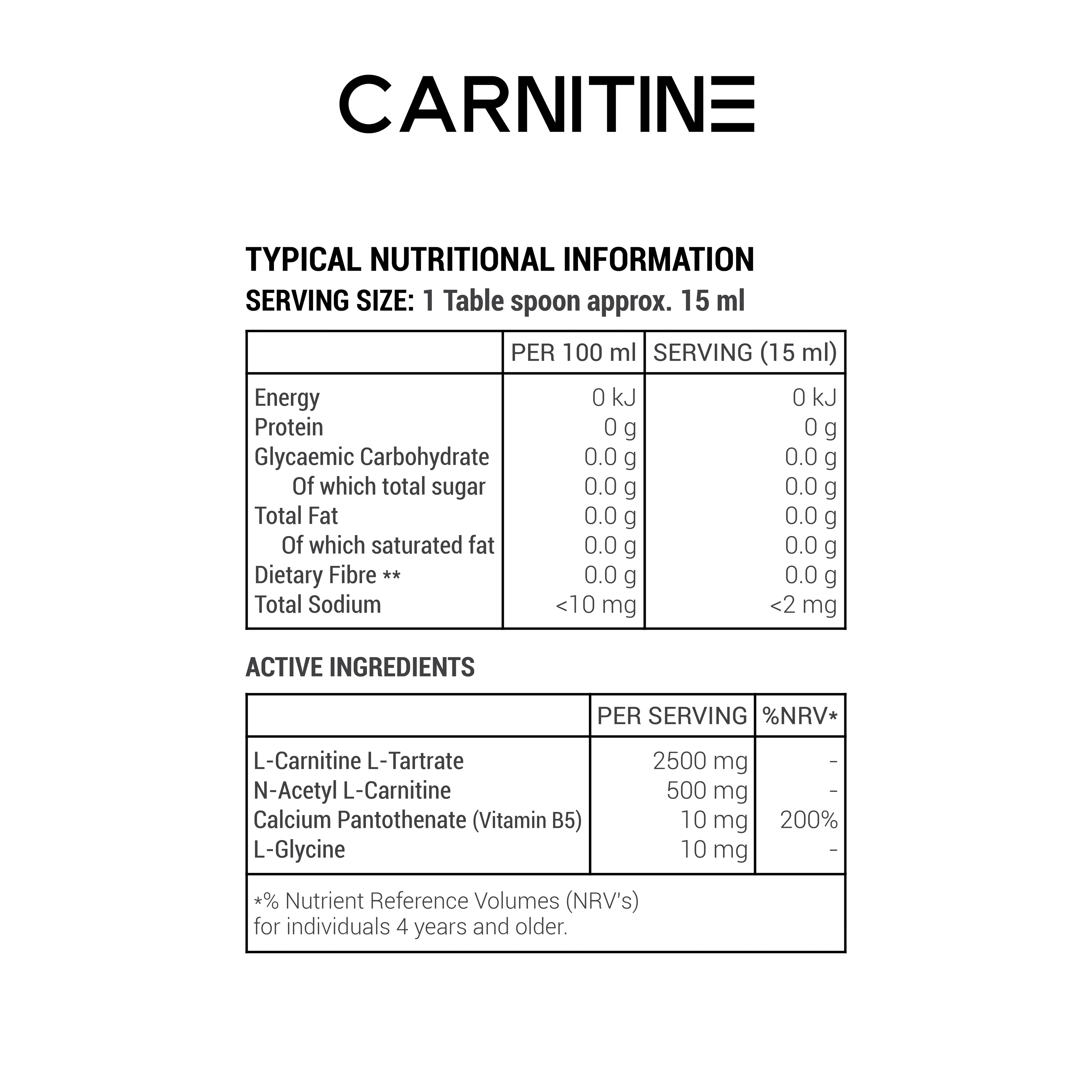 L-Carnitine - Tropical Punch - 480ml