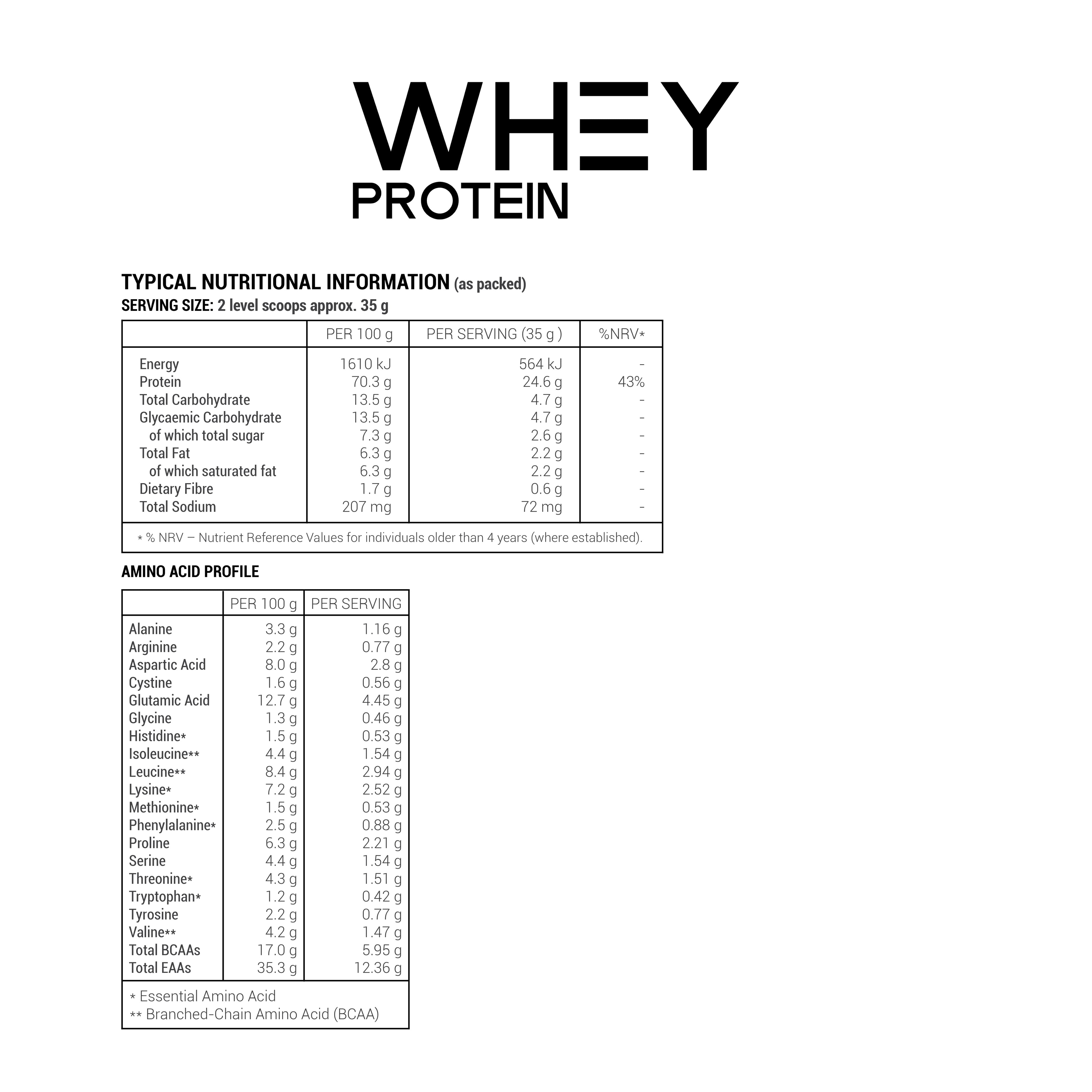 Whey Protein - Golden Vanilla - 980g