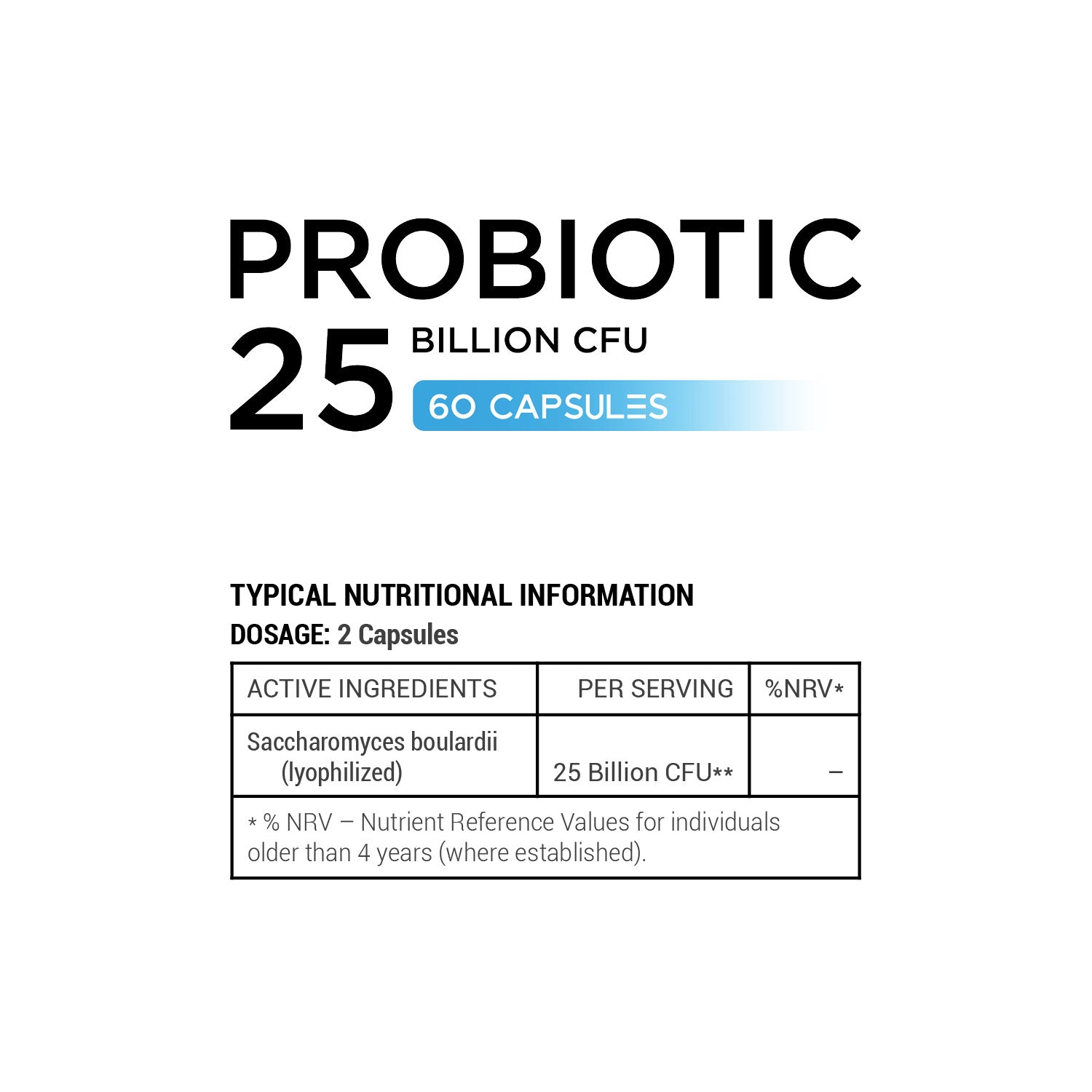 Probiotic - 60 Capsules